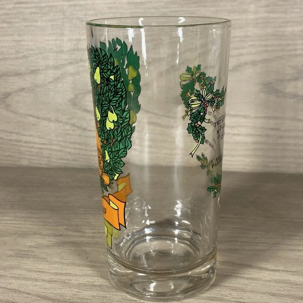 Vtg Twelve Days Of Christmas Tumbler 6th day ONLY Taylor Smart & T Goose Geese